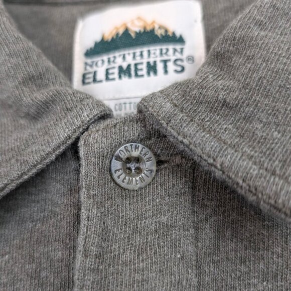 Northern Elements Grey Polo Shirt - Picture 3 of 4